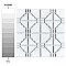 Moonbeam Glossy White 11-7/8" x 11-7/8" Porcelain Mosaic Tile -10 Tiles Per Case -10.1 Sq. Ft.