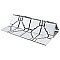 Moonbeam Glossy White 11-7/8" x 11-7/8" Porcelain Mosaic Tile -10 Tiles Per Case -10.1 Sq. Ft.