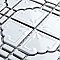 Moonbeam Glossy White 11-7/8" x 11-7/8" Porcelain Mosaic Tile -10 Tiles Per Case -10.1 Sq. Ft.