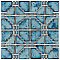 Moonbeam Diva Blue 11-7/8" x 11-7/8" Porcelain Mosaic Tile -10 Tiles Per Case -10.1 Sq. Ft.