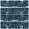 Moonbeam Pacific Blue 11-7/8" x 11-7/8" Porcelain Mosaic Tile -10 Tiles Per Case -10.1 Sq. Ft.