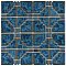 Moonbeam Pacific Blue 11-7/8" x 11-7/8" Porcelain Mosaic Tile -10 Tiles Per Case -10.1 Sq. Ft.