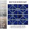 Moonbeam Blue Cloud 11-7/8" x 11-7/8" Porcelain Mosaic Tile -10 Tiles Per Case -10.1 Sq. Ft.