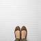Hudson Penny Round Matte White 11-7/8" x 12-5/8" Porcelain Mosaic Tile -10 Sheets Per Case -10.5 Sq. Ft.
