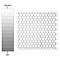 Hudson Penny Round Matte White 11-7/8" x 12-5/8" Porcelain Mosaic Tile -10 Sheets Per Case -10.5 Sq. Ft.
