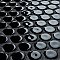 Hudson Penny Round Glossy Black 11-7/8" x 12-5/8" Porcelain Mosaic Tile -10 Sheets Per Case -10.5 Sq. Ft.