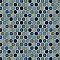 Hudson Penny Round Lagoon 11-7/8" x 12-5/8" Porcelain Mosaic Tile -10 Sheets Per Case -10.5 Sq. Ft.