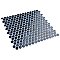 Hudson Penny Round Midnight 11-7/8" x 12-5/8" Porcelain Mosaic Tile -10 Sheets Per Case -10.5 Sq. Ft.