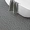 Hudson Penny Round Stormy Night 11-7/8" x 12-5/8" Porcelain Mosaic Tile - 10 Tiles Per Case - 10.50 Sq. Ft.
