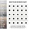 Spiral Black and White 12-5/8" x 12-5/8" Porcelain Mosaic Tile -10 Tiles Per Case -11.3 Sq. Ft.
