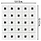 Spiral Black and White 12-5/8" x 12-5/8" Porcelain Mosaic Tile -10 Tiles Per Case -11.3 Sq. Ft.