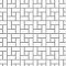 Spiral Matte Wht/Glossy Wht Dot 12-5/8" x 12-5/8" Porcelain Mosaic Tile -10 Tiles Per Case -11.3 Sq. Ft.