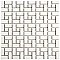 Spiral Matte Wht/Glossy Wht Dot 12-5/8" x 12-5/8" Porcelain Mosaic Tile -10 Tiles Per Case -11.3 Sq. Ft.