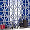 Osaka Blue Cloud 11-7/8" x 11-7/8" Porcelain Mosaic Tile -10 Tiles Per Case -10.1 Sq. Ft.