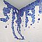 Pebble Blue Cloud 10-3/4" x 10-7/8" Porcelain Mosaic Tile -10 Tiles Per Case -8.3 Sq. Ft.