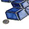 Hudson Rhombus Sapphire 10-1/4" x 11-3/4" Porcelain Mosaic Tile -10 Sheets Per Case -8.56 Sq. Ft.