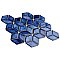 Hudson Rhombus Sapphire 10-1/4" x 11-3/4" Porcelain Mosaic Tile -10 Sheets Per Case -8.56 Sq. Ft.