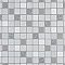 Crystalline Square Grey 12" x 12" Porcelain Mosaic Tile -10 Sheets Per Case -10.2 Sq. Ft.