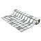 Crystalline Square Grey 12" x 12" Porcelain Mosaic Tile -10 Sheets Per Case -10.2 Sq. Ft.
