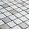 Crystalline Square Grey 12" x 12" Porcelain Mosaic Tile -10 Sheets Per Case -10.2 Sq. Ft.