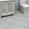 Crystalline Square Blue 12" x 12" Porcelain Mosaic Tile -10 Sheets Per Case -10.2 Sq. Ft.