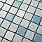 Crystalline Square Blue 12" x 12" Porcelain Mosaic Tile -10 Sheets Per Case -10.2 Sq. Ft.