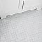 Crystalline Square White 12" x 12" Porcelain Mosaic Tile -10 Sheets Per Case -10.2 Sq. Ft.