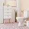 Crystalline Square Pink 12" x 12" Porcelain Mosaic Tile -10 Sheets Per Case -10.2 Sq. Ft.