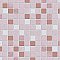Crystalline Square Pink 12" x 12" Porcelain Mosaic Tile -10 Sheets Per Case -10.2 Sq. Ft.