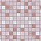 Crystalline Square Pink 12" x 12" Porcelain Mosaic Tile -10 Sheets Per Case -10.2 Sq. Ft.