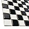 Black & White Checkerboard Square Glossy 12" x 12" Porcelain Mosaic Tile - Sold Per Case of 10  - 10.20 Square Feet