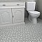 University White 11-3/4" x 11-3/4" Porcelain Mosaic Tile - 10 Tiles Per Case - 9.8 Sq. Ft.