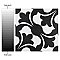 Emotion Nero 7-3/4" x 7-3/4" Ceramic Floor & Wall Tile - 25 Tiles Per Case - 11.0 Sq. Ft.