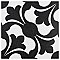 Emotion Nero 7-3/4" x 7-3/4" Ceramic Floor & Wall Tile - 25 Tiles Per Case - 11.0 Sq. Ft.