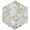 Tivoli Hex Tapestry 5-1/2" x 6-1/4" Porcelain Floor and Wall Tile - 26 Tiles Per Case - 4.94 Square Feet