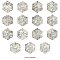 Tivoli Hex Tapestry 5-1/2" x 6-1/4" Porcelain Floor and Wall Tile - 26 Tiles Per Case - 4.94 Square Feet