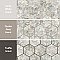 Tivoli Hex Tapestry 5-1/2" x 6-1/4" Porcelain Floor and Wall Tile - 26 Tiles Per Case - 4.94 Square Feet
