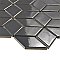 Metro Rhombus Glossy Gray Porcelain Mosaic Tile - Sold Per Case of 10 - 9.14 Square Feet