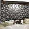 Metro Rhombus Matte Gray Porcelain Mosaic Tile - Sold Per Case of 10 - 9.14 Square Feet