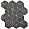 Metro Rhombus Matte Gray Porcelain Mosaic Tile - Sold Per Case of 10 - 9.14 Square Feet