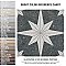 Compass Star Lava Stone 8" x 8" Porcelain Tile - Per Case of 25 Tile - 11.50 Sq. Ft. Per Case