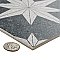 Compass Star Lava Stone 8" x 8" Porcelain Tile - Per Case of 25 Tile - 11.50 Sq. Ft. Per Case