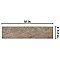 Capri Brick Terra 3" x 10" Porcelain Floor & Wall Tile -27 Tiles Per Case - 5.13 Sq. Ft.