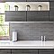 Muretto Grigio Glossy 2" x 10" Porcelain Floor & Wall Tile -69 Tiles Per Case - 10.35 Sq. Ft.