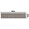 Muretto Nocciola Glossy 2" x 10" Porcelain Floor & Wall Tile -69 Tiles Per Case - 10.35 Sq. Ft.