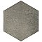 Capri Hex Fumo 7" x 8" Porcelain Floor & Wall Tile - 36 Tiles Per Case - 10.8 Sq. Ft.