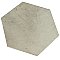 Capri Hex Fumo 7" x 8" Porcelain Floor & Wall Tile - 36 Tiles Per Case - 10.8 Sq. Ft.