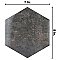 Capri Hex Nero 7" x 8" Porcelain Floor & Wall Tile -36 Tiles Per Case - 10.8 Sq. Ft.