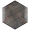 Capri Hex Nero 7" x 8" Porcelain Floor & Wall Tile -36 Tiles Per Case - 10.8 Sq. Ft.