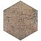 Capri Hex Terra 7" x 8" Porcelain Floor & Wall Tile -36 Tiles Per Case - 10.8 Sq. Ft.